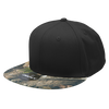 Decky 1047 Digital Camo Snapback Hat, 6 Panel Camouflage Flat Bill Cap