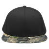 Decky 1047 Digital Camo Snapback Hat, 6 Panel Camouflage Flat Bill Cap
