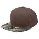 Decky 1047 - Digital Camo Snapback Hat, 6 Panel Camouflage Flat Bill Cap - CASE Pricing - Picture 39 of 148