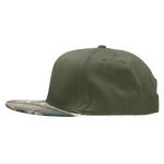 Decky 1047 Digital Camo Snapback Hat, 6 Panel Camouflage Flat Bill Cap - CASE Pricing