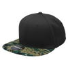 Decky 1047 Digital Camo Snapback Hat, 6 Panel Camouflage Flat Bill Cap