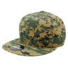 Decky 1047 Digital Camo Snapback Hat, 6 Panel Camouflage Flat Bill Cap