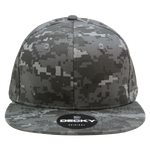Decky 1047 - Digital Camo Snapback Hat, 6 Panel Camouflage Flat Bill Cap - Picture 76 of 148
