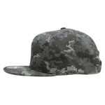Decky 1047 - Digital Camo Snapback Hat, 6 Panel Camouflage Flat Bill Cap - CASE Pricing - Picture 77 of 148