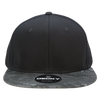 Decky 1047 Digital Camo Snapback Hat, 6 Panel Camouflage Flat Bill Cap
