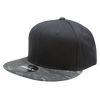 Decky 1047 Digital Camo Snapback Hat, 6 Panel Camouflage Flat Bill Cap