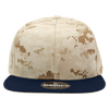 Decky 1047 Digital Camo Snapback Hat, 6 Panel Camouflage Flat Bill Cap