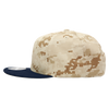 Decky 1047 Digital Camo Snapback Hat, 6 Panel Camouflage Flat Bill Cap