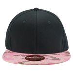 Decky 1047 - Digital Camo Snapback Hat, 6 Panel Camouflage Flat Bill Cap - CASE Pricing - Picture 96 of 148