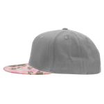 Decky 1047 - Digital Camo Snapback Hat, 6 Panel Camouflage Flat Bill Cap