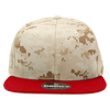 Decky 1047 Digital Camo Snapback Hat, 6 Panel Camouflage Flat Bill Cap