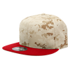 Decky 1047 Digital Camo Snapback Hat, 6 Panel Camouflage Flat Bill Cap