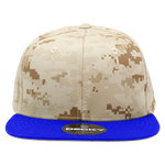 Decky 1047 - Digital Camo Snapback Hat, 6 Panel Camouflage Flat Bill Cap - CASE Pricing - Picture 112 of 148