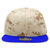 Decky 1047 Digital Camo Snapback Hat, 6 Panel Camouflage Flat Bill Cap