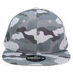 Decky 1047 Digital Camo Snapback Hat, 6 Panel Camouflage Flat Bill Cap - CASE Pricing