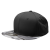 Decky 1047 Digital Camo Snapback Hat, 6 Panel Camouflage Flat Bill Cap