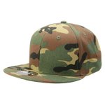 Decky 1047 - Digital Camo Snapback Hat, 6 Panel Camouflage Flat Bill Cap - CASE Pricing - Picture 129 of 148