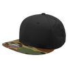 Decky 1047 Digital Camo Snapback Hat, 6 Panel Camouflage Flat Bill Cap