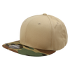 Decky 1047 Digital Camo Snapback Hat, 6 Panel Camouflage Flat Bill Cap