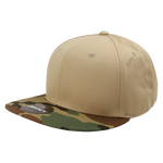 Decky 1047 - Digital Camo Snapback Hat, 6 Panel Camouflage Flat Bill Cap - Picture 137 of 148