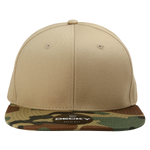 Decky 1047 - Digital Camo Snapback Hat, 6 Panel Camouflage Flat Bill Cap - CASE Pricing - Picture 138 of 148