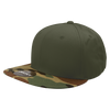 Decky 1047 Digital Camo Snapback Hat, 6 Panel Camouflage Flat Bill Cap