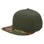 Decky 1047 - Digital Camo Snapback Hat, 6 Panel Camouflage Flat Bill Cap - Picture 141 of 148