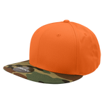 Decky 1047 Digital Camo Snapback Hat, 6 Panel Camouflage Flat Bill Cap - CASE Pricing