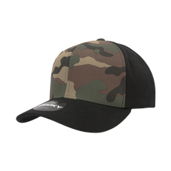 Decky 1048 6 Panel Mid Profile Structured Camo Cap - CASE Pricing - 