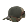 Decky 1048 6 Panel Mid Profile Structured Camo Cap - CASE Pricing