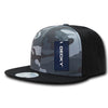 Decky 1049 Camo Snapback Hat, 6 Panel Camouflage Flat Bill Cap - CASE Pricing