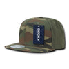 Decky 1049 Camo Snapback Hat, 6 Panel Camouflage Flat Bill Cap - CASE Pricing