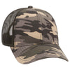 Otto Camouflage 6 Panel Low Pro Mesh Back Trucker Hat, Camo Cotton Cap - 105-1247