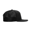 Decky 1052 Blank 6 Panel Trucker Hat, Flat Bill Snapback - 1052