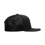 Decky 1052 Blank 6 Panel Trucker Hat, Flat Bill Snapback - 1052