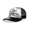 Decky 1054 Camo Curve Bill Trucker Hat, 6 Panel Camo Trucker Cap
