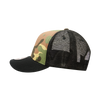 Decky 1054 Camo Curve Bill Trucker Hat, 6 Panel Camo Trucker Cap