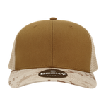 Decky 1054 - Camo Curve Bill Trucker Hat, 6 Panel Camo Trucker Cap - Picture 12 of 19