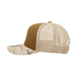 Decky 1054 - Camo Curve Bill Trucker Hat, 6 Panel Camo Trucker Cap - Picture 13 of 19