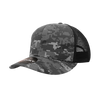 Decky 1054 Camo Curve Bill Trucker Hat, 6 Panel Camo Trucker Cap