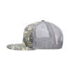 Decky 1055 Camo Flat Bill Trucker Hat, Camouflage 6 Panel Trucker Cap
