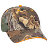Otto Camouflage 6 Panel Low Pro Mesh Back Trucker Hat - Cotton Blend Sandwich Visor Camo Cap - 106-752