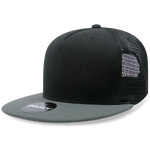 Decky 1063 - 5 Panel Trucker Cap, Snapback Flat Bill Hat - CASE Pricing - Picture 14 of 18