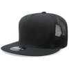 Decky 1063 5 Panel Trucker Cap, Snapback Flat Bill Hat