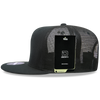 Decky 1063 5 Panel Trucker Cap, Snapback Flat Bill Hat