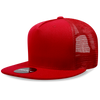 Decky 1063 5 Panel Trucker Cap, Snapback Flat Bill Hat