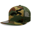 Decky 1063 5 Panel Trucker Cap, Snapback Flat Bill Hat