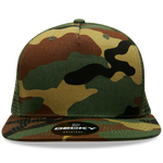 Decky 1063 - 5 Panel Trucker Cap, Snapback Flat Bill Hat - CASE Pricing - Picture 3 of 18