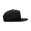 Decky 1064 5 Panel Flat Bill, Cotton Snapback Hat