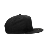 Decky 1064 5 Panel Flat Bill, Cotton Snapback Hat